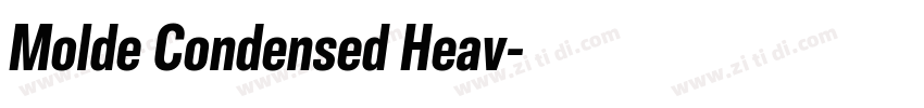 Molde Condensed Heav字体转换 Molde Condensed Heav字体转换